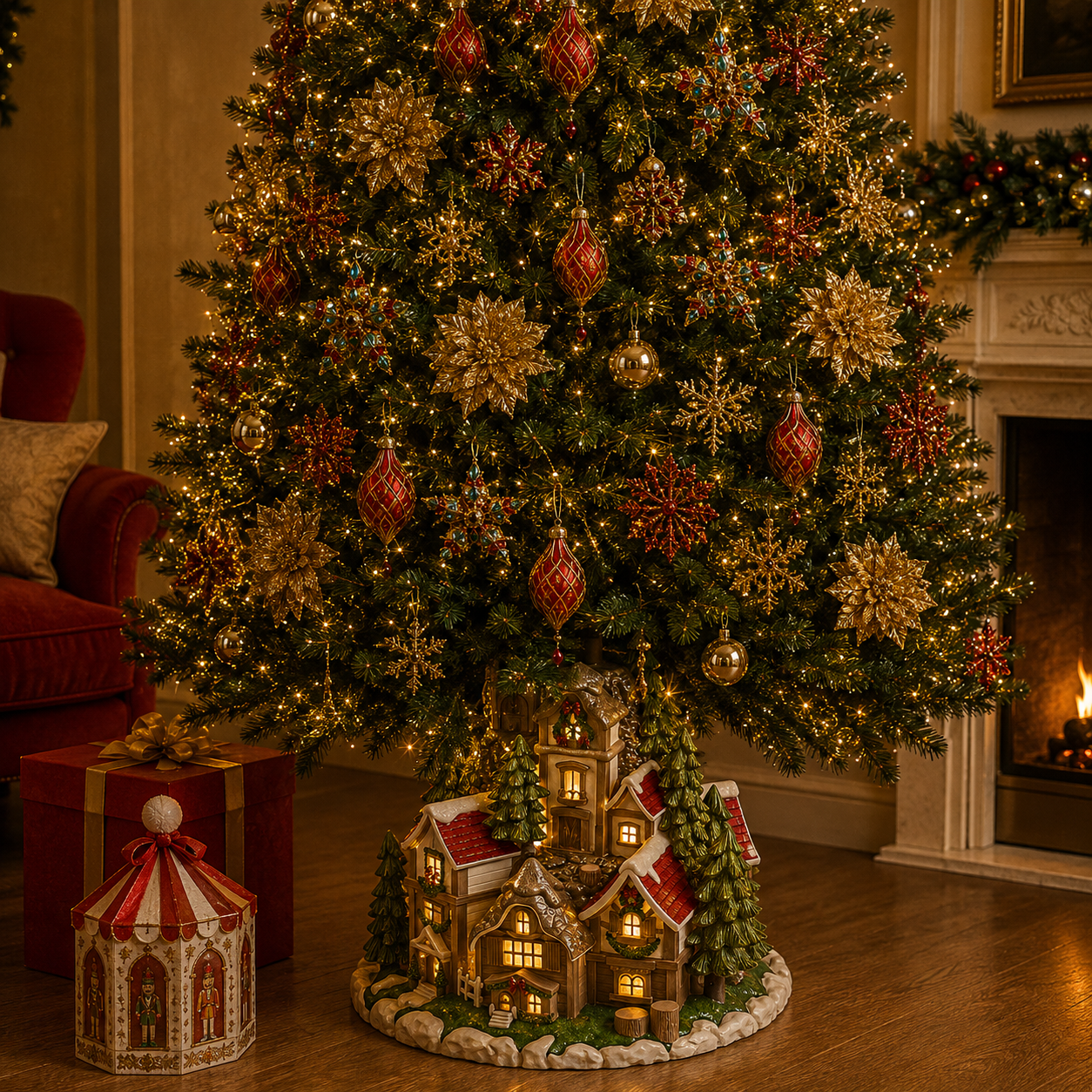 base albero di Natale con led base albero di Natale con led