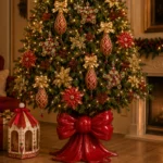base fiocco per albero di natale